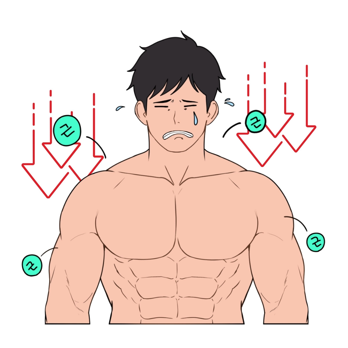 Does crying really cause muscle loss?